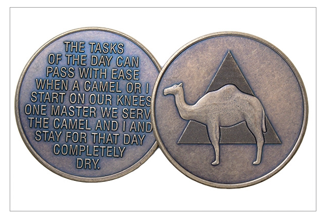 Camel on Symbol Bronze Medallion